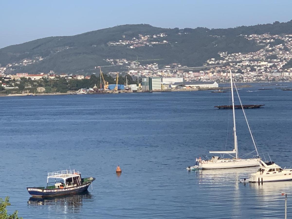 Moaña El Mirador Ria De Vigo, Apartamento Frente Al Mar, Centrico מראה חיצוני תמונה